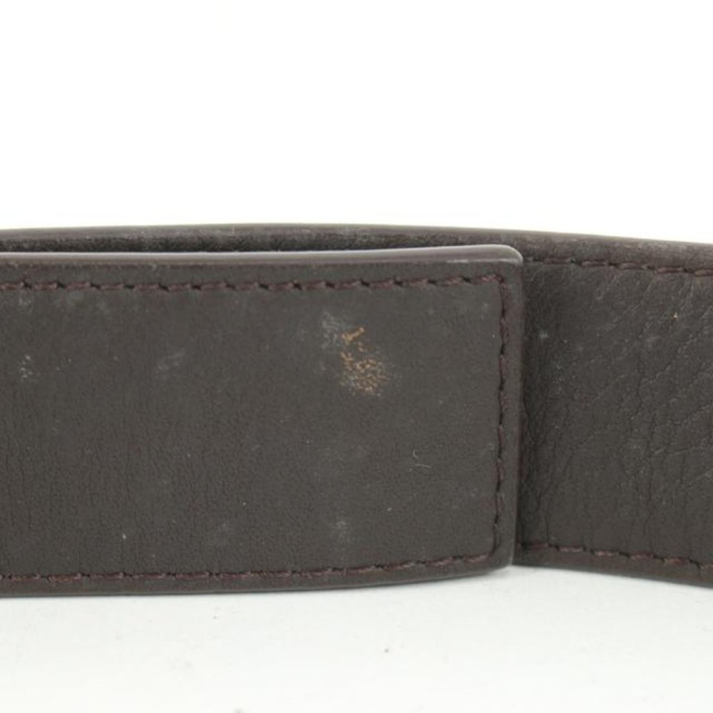 Louis Vuitton 90/36 Damier Ebene Belt 16lv31 - Picture 10 of 12